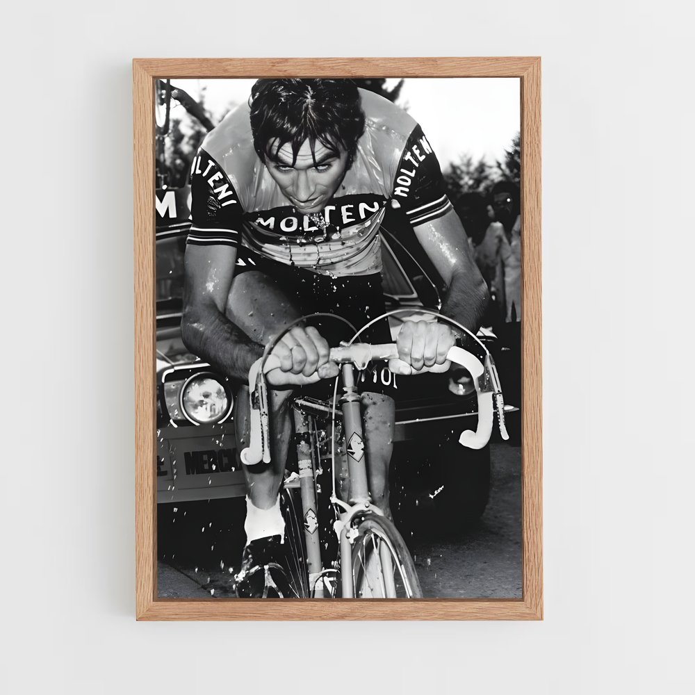 Poster La Route du Vélo – affiche Cyclisme (vue 4)